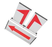 NULYLU 1ensemble Panneau de Direction Alliage Aluminium pour Arbitres de Basket-Ball Indicateur de Changement de Possession avec Flèche Réversible pour Matchs Compétitifs