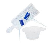 NULYLU 1ensemble Set De Brosse Et Bol Pour Capillaire Kit Complet De Mélange Pour Coloration Des Cheveux Accessoires Professionnels Pour Salon Et Usage Domestique Ensemble Pratique Et