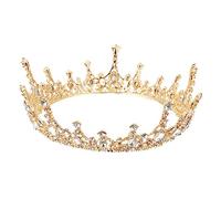 NULYLU 1pièce Couronne De Mariage Cristal Chic Diadème Baroque Élégant Pour Fête Et Célébrations Accessoire De Coiffure Pour Mariée Et Demoiselles