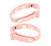 NULYLU 2 Pièces Bracelet Anti-nausée en Silicone Rose sans Ajustement Réglable, pour Croisière et Déplacement, Soulage les Nausées Chez Femmes Enceintes et Garçon et Filles