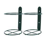 NULYLU 2 Pièces Casier à Vin Mural Simple en Métal Vert pour Bouteille | Format 5, 3x3, 7 Pouces, Nettoyage Facile, Installation Simple, Salon Cuisine