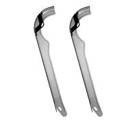 NULYLU 2 Pièces Couvre-Plateau de Vélo en Plastique Noir Protection Anti-Huile et Facile à Installer pour Chaînes de Vélo Adapté de Route et VTT Protège la Chaîne Boue