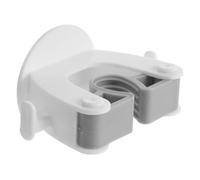 NULYLU 2 pièces Porte Balais et Supports Muraux Auto Adhésifs pour Balais et Serpillières Fixation sans Perçage Résistants à Eau pour Rangement Salle de Bain et Cuisine Lot de Blanc