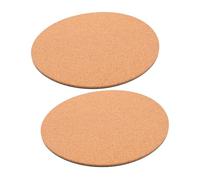 NULYLU 2 Pièces Protection Liège pour Pots de Fleurs Lot de Ronds Absorbants pour Jardinage Intérieur Réutilisables