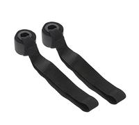NULYLU 2 pièces Sangles Entraînement Fitness avec Porte PVC Sangles Élastiques Robustes pour Musculation à Fixation Sécurisée Antidérapante pour Tirage Triceps et Bandes Élastiques Yoga