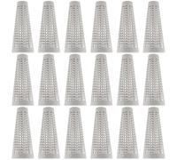 NULYLU 20pcs Bobines de Plastique pour Machine à Coudre avec Structure en Maille, 5°57' Cône, Circulation d'air, Adaptées aux Ateliers Textiles à Haute Température et Humidité
