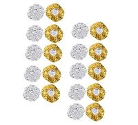 NULYLU 20pièces Bonnet Aluminium Élastique Pour Soins Capillaires Lot De Caps Pour Coloration Permanente Et Profond Convient à Les Tours De Tête