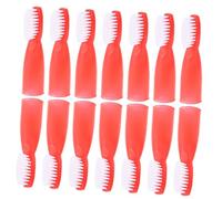 NULYLU 20pièces Brosses à Dents Miniatures Pour Prisons Brosses à Dents De Doigt Portables Pour Établissements De Détention Et Soins Buccaux