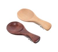 NULYLU 2pièces Lot De Barrettes Cheveux Forme De Cuillère Bois Accessoires Décoratifs Pour Filles Et Femmes Style Vintage Kawaii