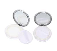 NULYLU 2pièces Lot De Boîtes à Poudre Avec Houppette Boîte à Poudre Fine Vrac Pour Ranger Et Transporter Facilement