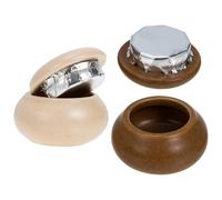 NULYLU 2pièces Lot Tasses de Lavage pour Pinceaux de Manucure avec Couvercle Accessoires pour Salon Ongles Nettoyage Précis et Pratique pour Nail Art