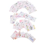 NULYLU 30 Petites Cartes D’Encouragement Colorées Citations Anglaises Inspirantes Format Compact Motifs Floraux pour Employés Étudiants et Garçon et Filles Cartes de Citation