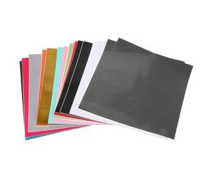 NULYLU 36 Feuilles de Papier de Sublimation Autocollant Pvc Léger pour Transfert Thermique sur Vêtements et Mugs, Quantité Suffisante pour Impressions DIY Plusieurs styles