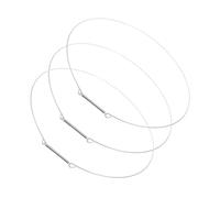 NULYLU 3pièces Lot De Ressorts De Serrage Pour Porte De Machine à Laver Anneau De Soufflet Joints De Porte Pour Lave-linge