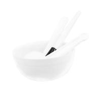 NULYLU 4 Ensembles Kit Outils de Mélange pour Masques Faciaux Ensemble Pratique de Bol et Spatule Accessoires de Beauté pour Domicile et Salon