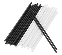 NULYLU 40pcs Marqueurs de Point Latéral pour Guitare en Abs, Accessoires pour Guitare, Points de Repère sur Manche, pour Débutants, Couleurs Noires et Blanches, Diamètre 15mm