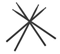 NULYLU 4pcs Baguettes de Batterie en Fibre de Carbone Légères et Antidérapantes pour Percussion, Solide et Polyvalentes, pour Répétition et Performance