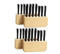 NULYLU 4pcs Pinceau Cheveux Nettoyant Peigne Nettoyant Simple Peigne Pratique Brosse Nettoyant