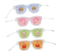 NULYLU 4pièces Masque De Glace Pour Yeux Lot De Compresses Froides Réutilisables Couverture Confortable Pour Relaxation Et Soin Du Contour Des Yeux