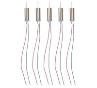 NULYLU 5 Pcs Micro-moteur Vibrant sans Noyau en Fer et Cuivre, Haute Vitesse, Performance Stable, Léger, pour Équipement Portable et Maquette D'avion Couleur Aléatoire