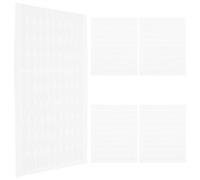 NULYLU 500 Pastilles Adhésives Transparentes Double Face pour Fixation Murale, Mastic pour Musée sans Résidu, Pâte Adhésive Amovible pour Accrocher Tableaux et Décorations