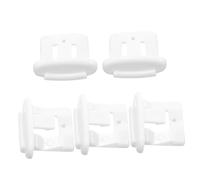 NULYLU 5pièces Accessoires De Lave-vaisselle Clips De Remplacement Pour Étagère Supérieure Capuchons Extrémité Coulissants Pratique Pour Réparations Faciles