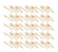 NULYLU 60pcs Petites Barrettes à Cheveux en Fer Doré Résistantes la Déformation la Décoloration, Accessoires pour Cheveux de Filles pour L'école Fêtes