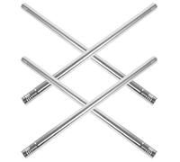 NULYLU à Balai Design Ergonomique 4pcs , Tige de Rechange en Acier Inoxydable Compatible Balai et Serpillière pour Nettoyage