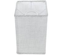 NULYLU Abat-jour Carré en Lin Naturel pour Lampadaire, Diffuseur de Lumière Décoratif, Style Minimaliste Contemporain, Adapté pour Lampe de Salon ou Lampe de Table