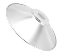 NULYLU Abat-jour de Lampadaire, Fleuron de Lampe en Aluminium, Taille Moyenne, Structure Hermétique, Résistant à L'humidité la Poussière, pour Ateliers et Environnements Industriels