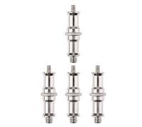 NULYLU Adaptateur de vis 1/4 à 3/8, Vis de Fixation du Support de Lampe Torche, Lot de 4, en Fer, Easy to Assemble and disassemble, pour Photographie Setup, Support Adaptateur pour