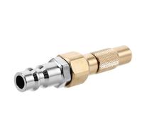 NULYLU Adaptateur Fileté Mâle pour Gonflage de Pneus Raccord D'air Rapide Compatible Compresseur et Tuyau, Embout de Valve pour Pneus Voiture, Vélo et Paddle, Connexion Solide