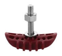 NULYLU Antivol de Jante de Pneu de Moto en Acier Inoxydable Rouge, Verrou de Jante de Remplacement Antidérapant pour Moto Tout-usage et Pit Bike, Sécurité et Stabilité Assurées