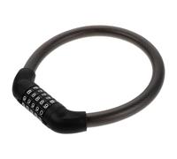 NULYLU Antivol de Vélo Professionnel à Code, Câble Renforcé 50 Cm, Antivol Portable Résistant aux Éclaboussures, Couleur Noir Mat, pour Vélo Électrique et Trottinette, 1 Pièce