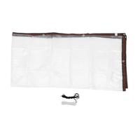 NULYLU Bâche Imperméable 3X3 M pour Poulailler Corde et Attaches - Protection Froid et Humidité pour Enclos Extérieur d'hiver