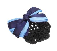 NULYLU Bandeau Chignon Femme Avec Nœud Filet De Cheveux Élastique Pour Chignon Accessoire De Coiffure Élégant Maille Respirante Sombre