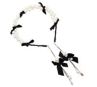 NULYLU Bandeau Élégant Perles Avec Franges Pour Femmes Accessoire De Cheveux Chic Pour Mariage Et Événements Festifs