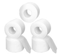 NULYLU Bandes de Cou Non Tissées Blanches pour Salon Coiffure, 5 Rouleaux Légers et Confortables, Protection Anti-fragments pour Cou Lors Coupe de Cheveux
