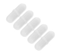 NULYLU Barres Magnétiques Agitateur Magnétique en Ptfe Blanc 5pcs pour Mélangeur à Boisson Pratique et Sécurisé à Domicile Bureau Réutilisable