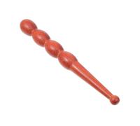 NULYLU Bâton de Massage en Bois Outil Solide Lisse et Confortable Rouge Accessoire pour Massage et Réflexologie pour Plante des Pieds et Bras en Voyage