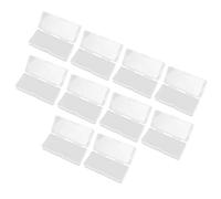 NULYLU Boîte à Lames en Plastique Lot de 10 pour Lames de Rasoir Élimination Sécurisée Pratique pour Barber et Coiffure Couvercle