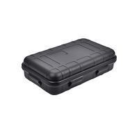 NULYLU Boîte De Rangement Étanche pour Outils D'extérieur Mallette De Survie Résistante Aux Chocs en PP pour Aventuriers Et Grosse Capacité Noir