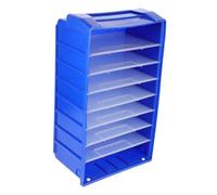NULYLU Boîte de Rangement pour Composants Abs avec Partitions Amovibles Organiseur Outils Classifiés Bac de Stockage Compact pour Petit Matériel Boîte de Stockage et Pratique avec