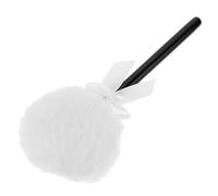 NULYLU Bouffée De Maquillage Applicateur Brosses à Ongles Pour Nail Art Mini Mélangeur De Fond De Teint Bouffée De Visage Air Distributeur De Beauté Bouffées Formule Blanche Peluche