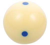 NULYLU Boule Blanche de Billard D'entraînement Boule de Billard à Pois en Résine Bleue Réutilisable Bars et Matchs Sportifs Joueurs de Tous Niveaux