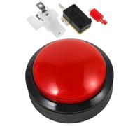 NULYLU Bouton-poussoir Lumineux pour Machine de Jeu, Bouton de Remplacement Convexes Rouge 63 Micro-interrupteur Jaune Yjx, Accessoire pour Borne D’arcade et Distributeur Automatique,