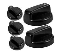 NULYLU Boutons de Commande Cuisson Gaz Universels Plastique 5 Pcs Remplacement Manette Cuisinière à Gaz Domestique Usage Quotidien