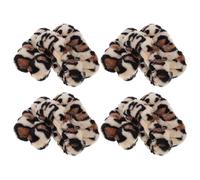 NULYLU Bracelet Élastique Absorbant Motif Tigre pour Lavage Visage Tissu Doux Confortable, Lot de 8 Pièces pour Femmes, Yoga et Exercice