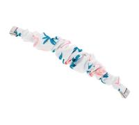 NULYLU Bracelet Imprimé Élastique Style Scrunchy pour Montre Connectée Luxe Bande Poignet Confortable et Extensible Accessoire Mode Femme Compatible