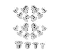NULYLU Broches de Centrage en Acier 20 Pcs Outil D’alignement de Chevilles pour Perçage Précis, Accessoires Menuiserie, Centreur Tourillon pour Travail du Bois